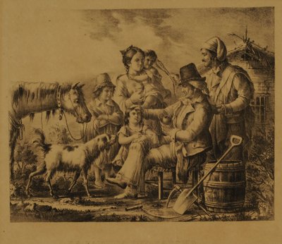 Die Familie des Gauchos von Grabado  Gregorio Ibarra